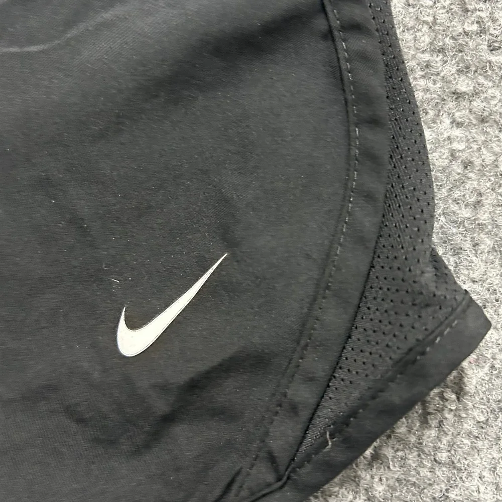 Nike Running Shorts Womens Size S Black Dri-Fit Mesh Trim Athletic Workout Gym